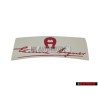 VW CLASSIC PARTS Σήμα Μεμβράνης Κόκκινο-Μεταλλικό - 155853687G L16