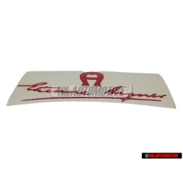 VW CLASSIC PARTS Σήμα Μεμβράνης Κόκκινο-Μεταλλικό - 155853687G L16