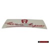 VW CLASSIC PARTS Σήμα Μεμβράνης Κόκκινο-Μεταλλικό - 155853687G L16