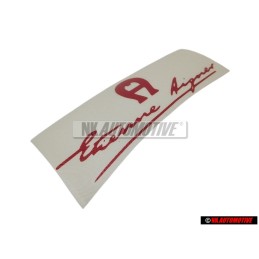 VW CLASSIC PARTS Σήμα Μεμβράνης Κόκκινο-Μεταλλικό - 155853687G L16