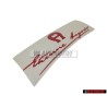 VW CLASSIC PARTS Σήμα Μεμβράνης Κόκκινο-Μεταλλικό - 155853687G L16
