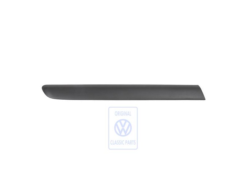 Γνήσιο VW Προστ. Λωρίδα Πλαϊνού Τμήματος Σατινέ Μαύρο - 1K3853536 9B9