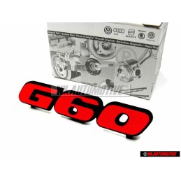 Γνήσιο VW G60 Εμπρόσθιο Σήμα Έμβλημα Μάσκας Κόκκινο - 191853679N QN5