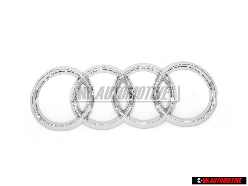 Γνήσιο Audi Δαχτυλίδια Οπίσθιο Σήμα Έμβλημα Χρωμέ - 4K8853742 2ZZ