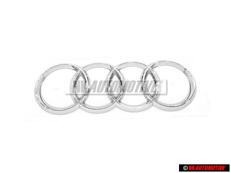 Γνήσιο Audi Δαχτυλίδια Οπίσθιο Σήμα Έμβλημα Χρωμέ - 8J0853742A 2ZZ