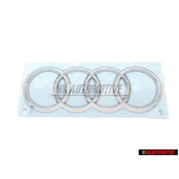 Γνήσιο Audi Δαχτυλίδια Οπίσθιο Σήμα Έμβλημα Χρωμέ - 8S0853742 2ZZ