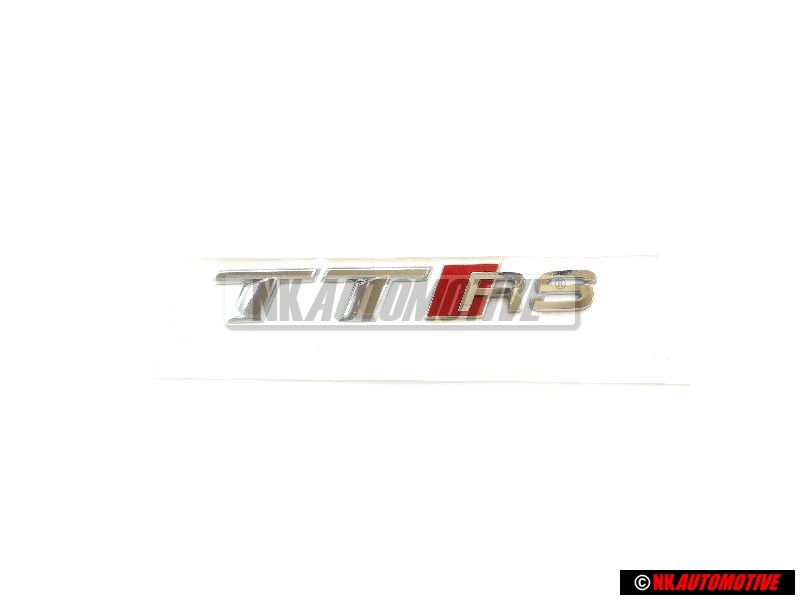 Γνήσιο Audi TT RS Οπίσθιο Σήμα Έμβλημα Χρωμέ Κόκκινο - 8S0853740 2ZZ