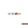 Γνήσιο Audi TT RS Οπίσθιο Σήμα Έμβλημα Χρωμέ Κόκκινο - 8S0853740 2ZZ
