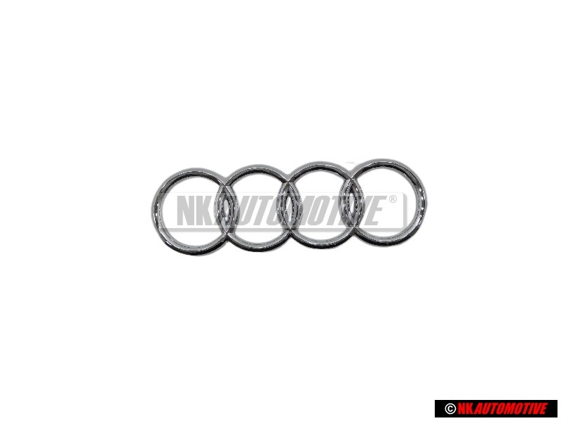 Γνήσιο Audi Δαχτυλίδια Οπίσθιο Σήμα Έμβλημα Χρωμέ - 8D9853742 2ZZ