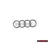 Γνήσιο Audi Δαχτυλίδια Οπίσθιο Σήμα Έμβλημα Χρωμέ - 8D9853742 2ZZ