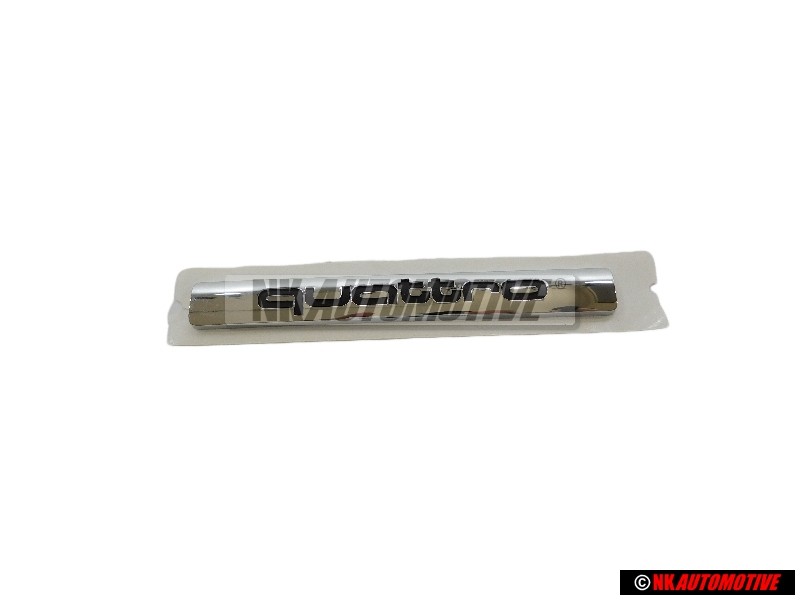 Γνήσιο Audi QUATTRO Οπίσθιο Σήμα Έμβλημα Χρωμέ - 4E0853737 2ZZ