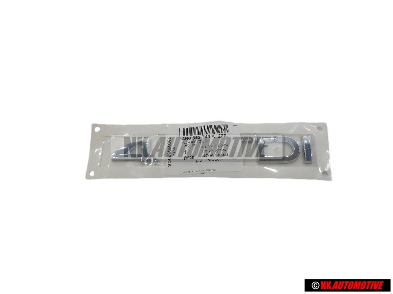 Γνήσιο Audi 4.2 TDI Οπίσθιο Σήμα Έμβλημα Χρωμέ - 4H0853743A 2ZZ