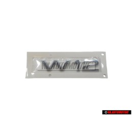 Γνήσιο Audi W12 Οπίσθιο Σήμα Έμβλημα Χρωμέ - 4H0853743B 2ZZ
