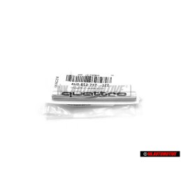 Γνήσιο Audi QUATTRO Οπίσθιο Σήμα Έμβλημα Χρωμέ - 4H0853737 2ZZ