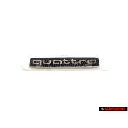 Γνήσιο Audi QUATTRO Εμπρόσθιο Σήμα Έμβλημα Μάσκας Μάυρο Χρωμέ - 4G0853736E 2ZZ