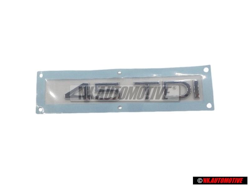Γνήσιο Audi 45 TDI Οπίσθιο Σήμα Έμβλημα Χρωμέ - 4G0853744D 2ZZ