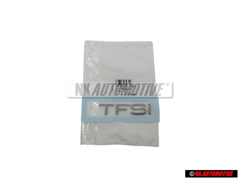 Γνήσιο Audi TFSI Οπίσθιο Σήμα Έμβλημα Χρωμέ - 8X0853737A 2ZZ