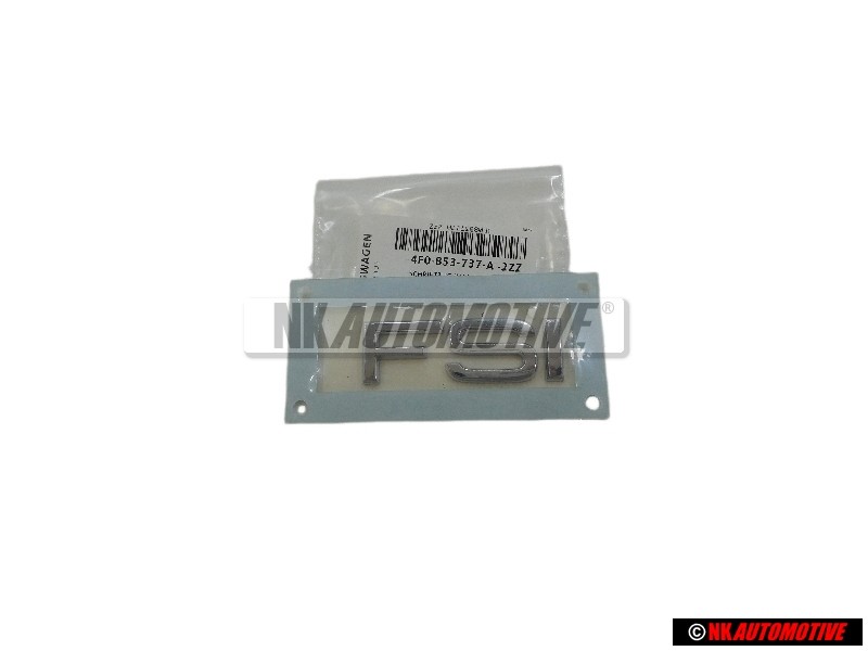 Γνήσιο Audi FSI Οπίσθιο Σήμα Έμβλημα Χρωμέ - 4F0853737A 2ZZ