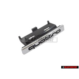 Γνήσιο Audi QUATTRO Εμπρόσθιο Σήμα Έμβλημα Μάσκας Χρωμέ - 4G0853736 2ZZ