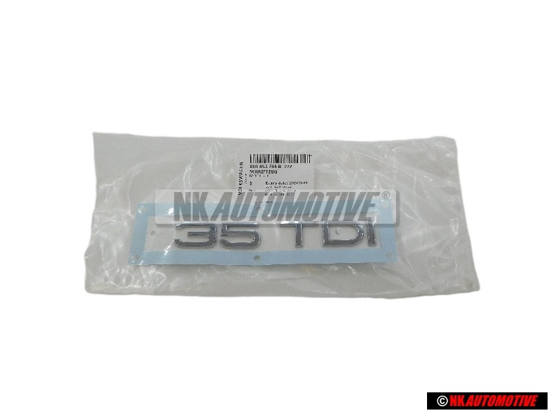Γνήσιο Audi 35 TDI Οπίσθιο Σήμα Έμβλημα Χρωμέ - 8K0853744D 2ZZ