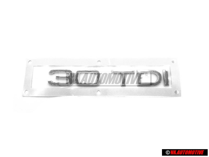 Γνήσιο Audi 30 TDI Οπίσθιο Σήμα Έμβλημα Χρωμέ - 8K0853744C 2ZZ