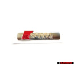 Γνήσιο Audi DTM Πλαϊνό Σήμα Έμβλημα Χρωμέ Κόκκινο - 8E0853601A