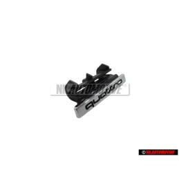 Γνήσιο Audi QUATTRO Εμπρόσθιο Σήμα Έμβλημα Μάσκας Χρωμέ - 8K0853736E 2ZZ