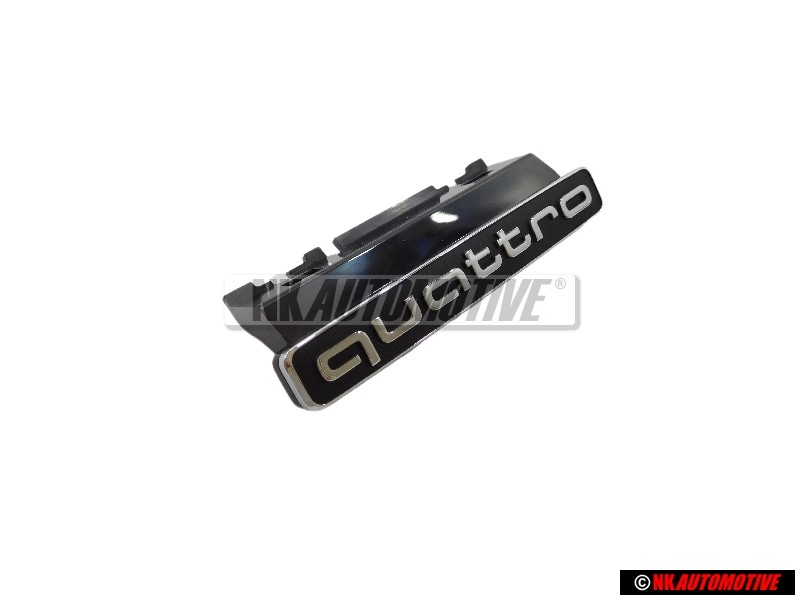 Γνήσιο Audi QUATTRO Εμπρόσθιο Σήμα Έμβλημα Μάσκας Μάυρο Χρωμέ - 8W0853736B 2ZZ