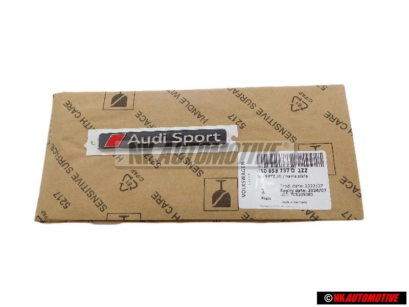 Γνήσιο Audi AUDI SPORT Εμπρόσθιο Σήμα Έμβλημα Μάσκας - 4S0853737D 2ZZ