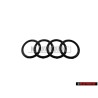 Γνήσιο Audi Δαχτυλίδια Εμπρόσθιο Σήμα Έμβλημα Μάσκας Μάυρο - 4M8071801