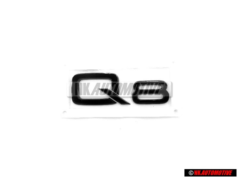 Γνήσιο Audi Q8 Οπίσθιο Σήμα Έμβλημα Μάυρο - 4M8071803