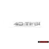 Γνήσιο Audi 40 TFSI Οπίσθιο Σήμα Έμβλημα Χρωμέ - 8U0853744A