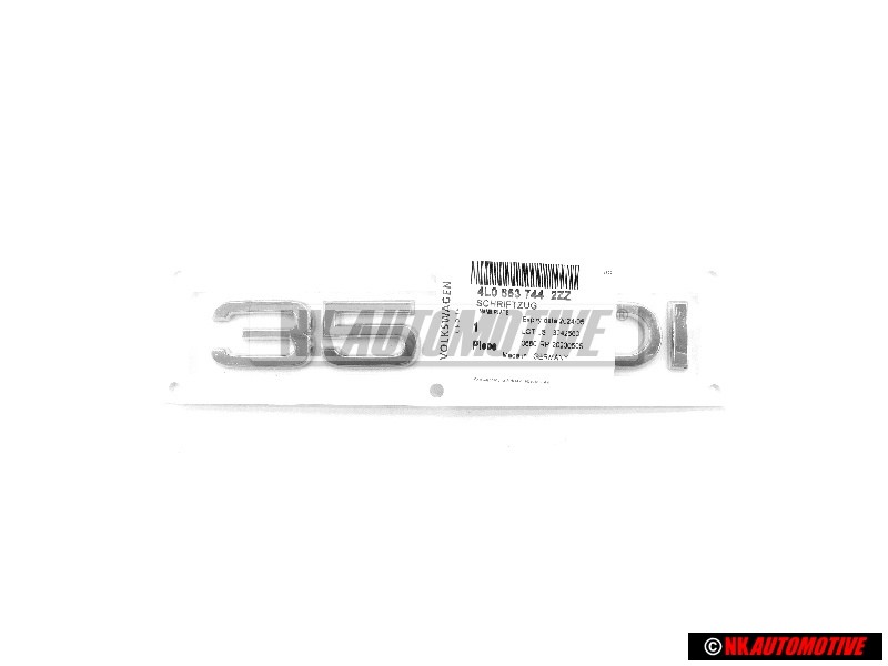 Γνήσιο Audi 35 TDI Οπίσθιο Σήμα Έμβλημα Χρωμέ - 4L0853744 2ZZ