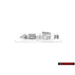 Γνήσιο Audi 45 TDI Οπίσθιο Σήμα Έμβλημα Χρωμέ - 4H0853744E 2ZZ