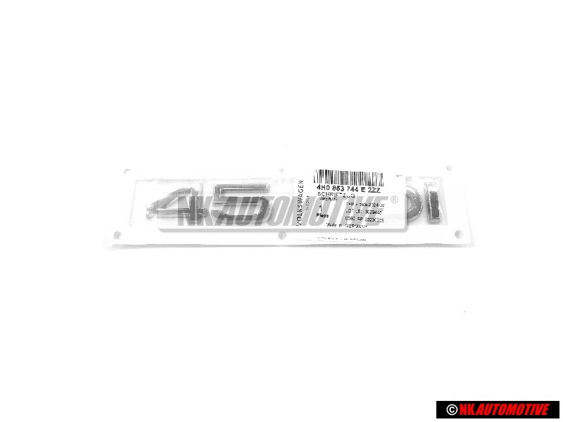 Γνήσιο Audi 45 TDI Οπίσθιο Σήμα Έμβλημα Χρωμέ - 4H0853744E 2ZZ
