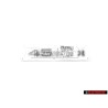 Γνήσιο Audi 45 TDI Οπίσθιο Σήμα Έμβλημα Χρωμέ - 4H0853744E 2ZZ