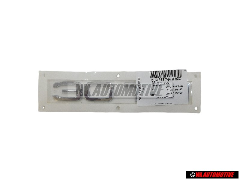 Γνήσιο Audi 30 TDI Οπίσθιο Σήμα Έμβλημα Χρωμέ - 8U0853744B 2ZZ