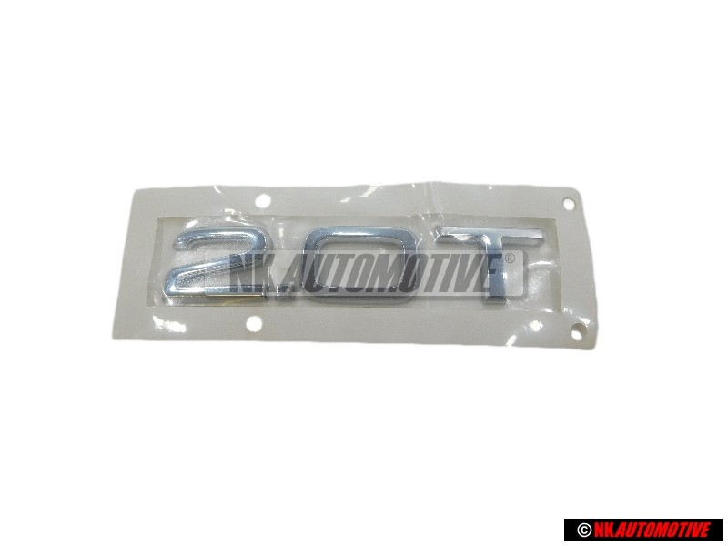 Γνήσιο Audi 2.0T Οπίσθιο Σήμα Έμβλημα Χρωμέ - 8R0853743A 2ZZ