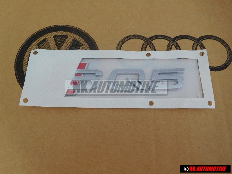 Γνήσιο Audi SQ5 Οπίσθιο Σήμα Έμβλημα Χρωμέ Κόκκινο - 8R0853735 2ZZ