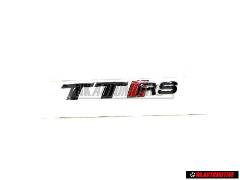 Γνήσιο Audi TT RS Οπίσθιο Σήμα Έμβλημα Μάυρο Χρωμέ Κόκκινο - 8S0853740A T94