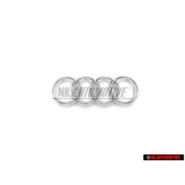 Γνήσιο Audi Δαχτυλίδια Εμπρόσθιο Σήμα Έμβλημα Μάσκας Χρωμέ - 8J0853605