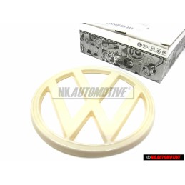 Γνήσιο VW Σήμα Παστέλ Λευκό - 211853601E 90D