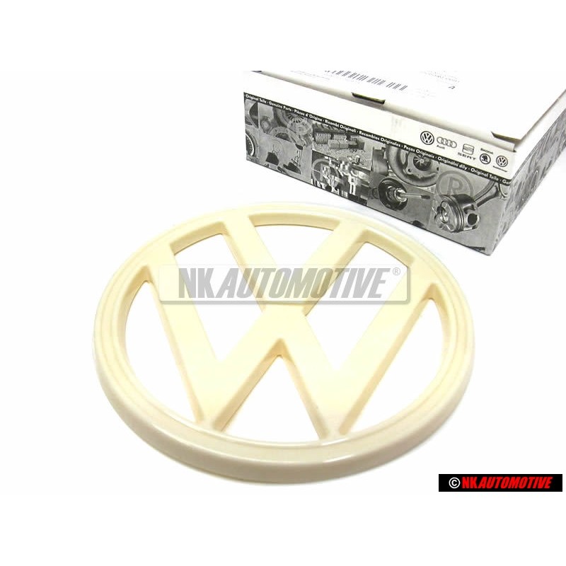 Γνήσιο VW Σήμα Παστέλ Λευκό - 211853601E 90D