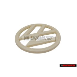 Γνήσιο VW Σήμα Παστέλ Λευκό - 211853601E 90D