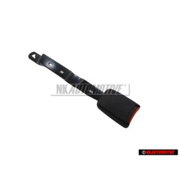 Γνήσιο VW Ασφάλεια Ζώνης Σατινέ Μαύρο - 1H0857755 01C