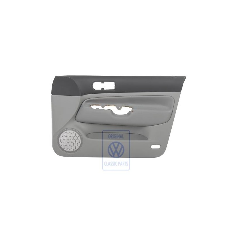 Γνήσιο VW Επένδυση Πόρτας (Ύφασμα) Μαύρο/Flanell Γκρι - 1J4867012CKHRQ