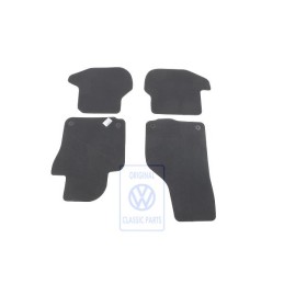 Γνήσιο VW 1 Σετ Πατάκια Μαύρο/Flanell Γκρι - 1Q1863011C QIK