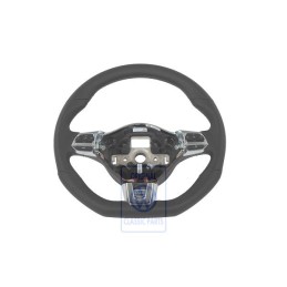 Γνήσιο VW Τιμόνι Πολλ. Λειτ. (Δέρμα) Μαύρο/Artgrey - 6R0419091M ASZ