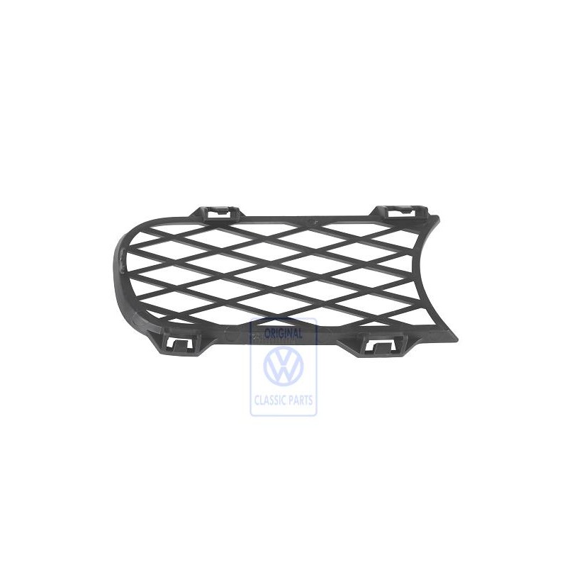 Γνήσιο VW Διακοσμητική Γρίλια Σατινέ Μαύρο - 7L6853684A 9B9