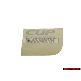Γνήσιο VW Επιγραφή Μεμβράνης Ασημί - 6Q0853750Q 1W4